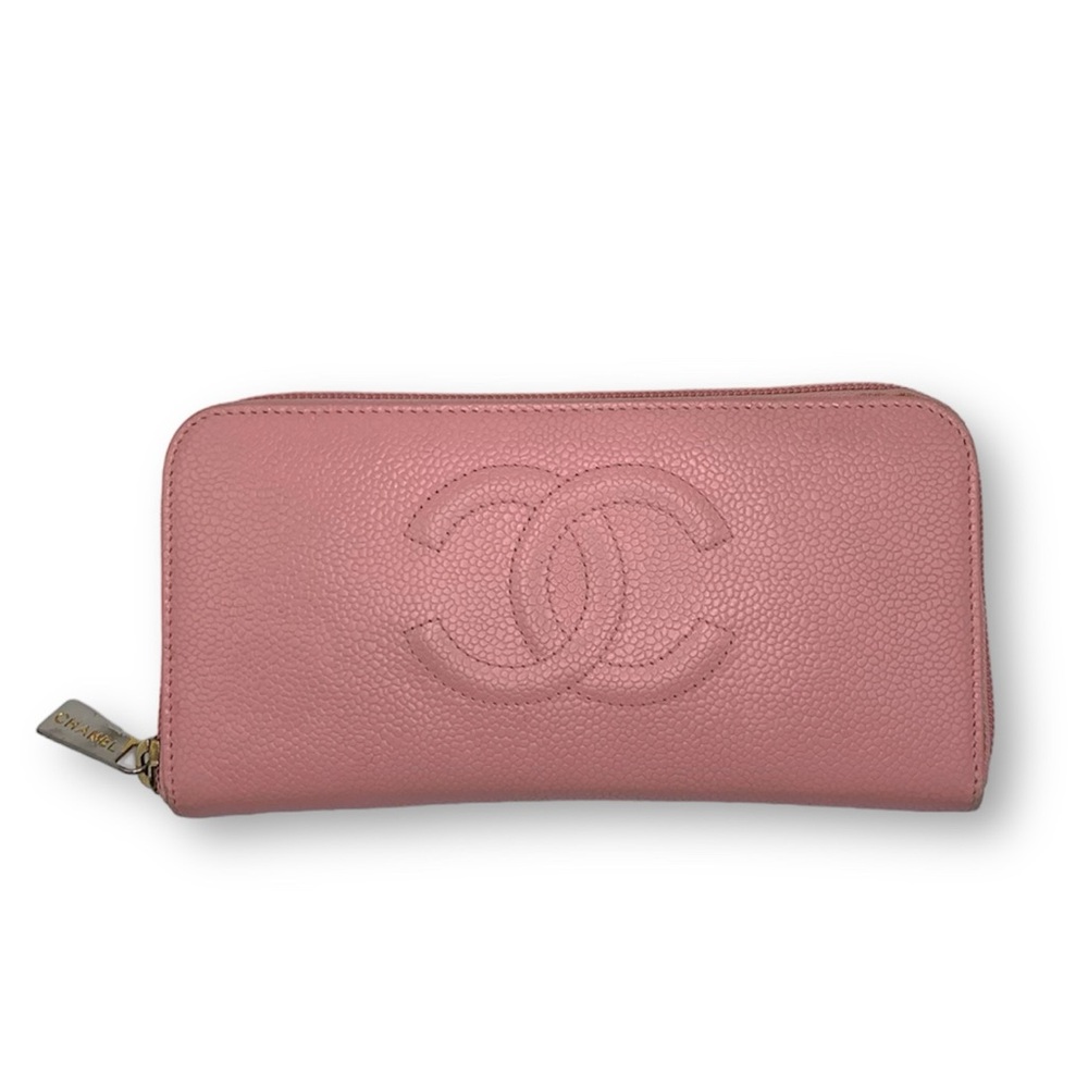 Chanel Pink Zippy Wallet